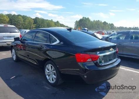 2017 Chevrolet Impala 1Lt из США, поврежденный, VIN 2G1105S36H9124373